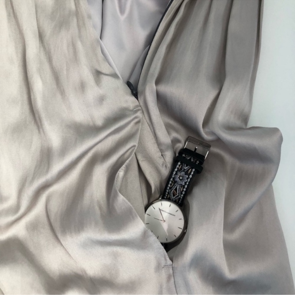 Club Monaco Satin Silk Cocktail Dress - Picture 6 of 9
